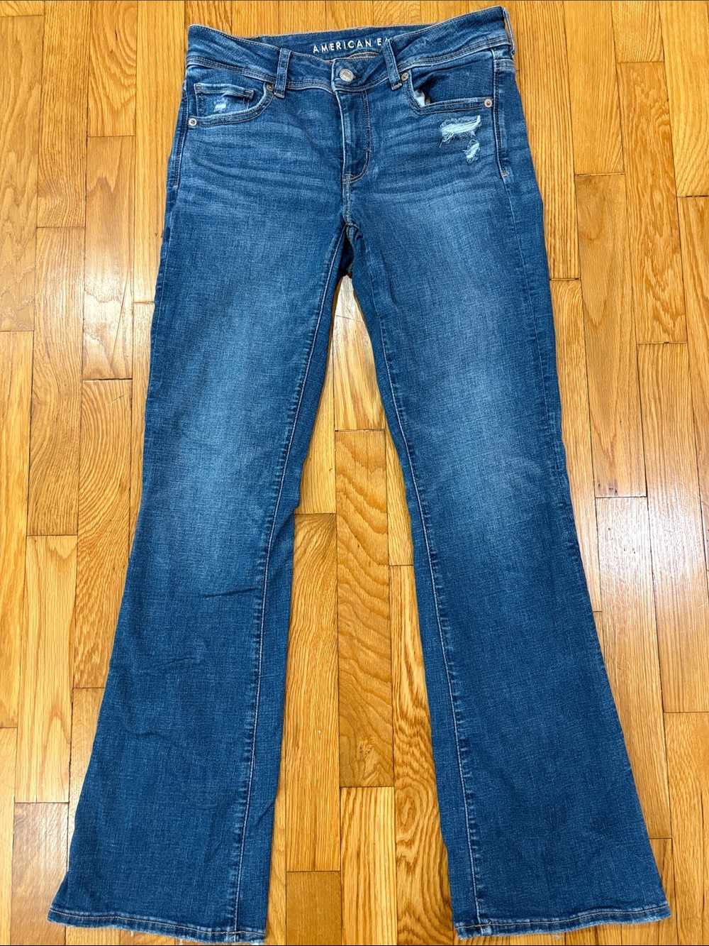 American Eagle Outfitters Dark Blue Flare Jeans